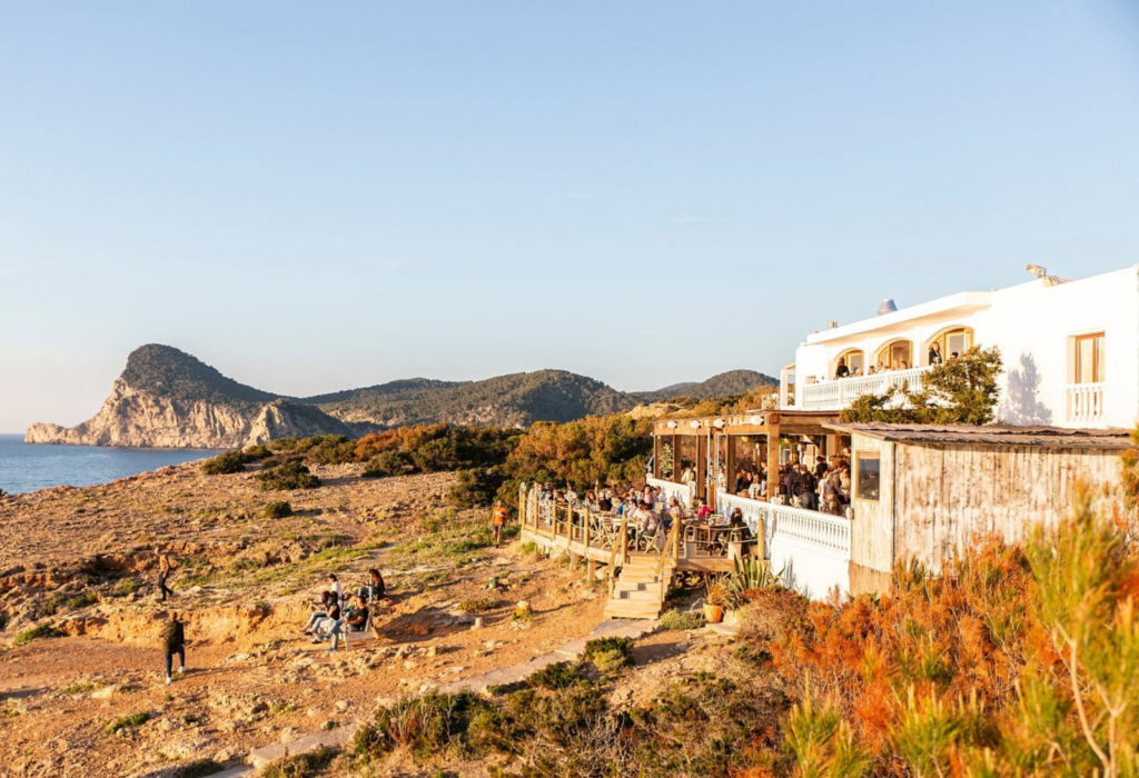 exterior view of one of the best hotels in Ibiza