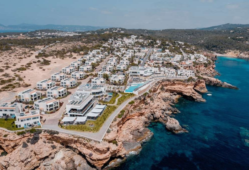bird's eye view of hotel in Ibiza