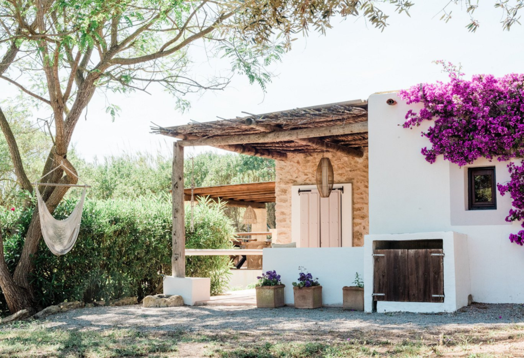 bohemian hotel exterior, for story on the best hotels in Ibiza