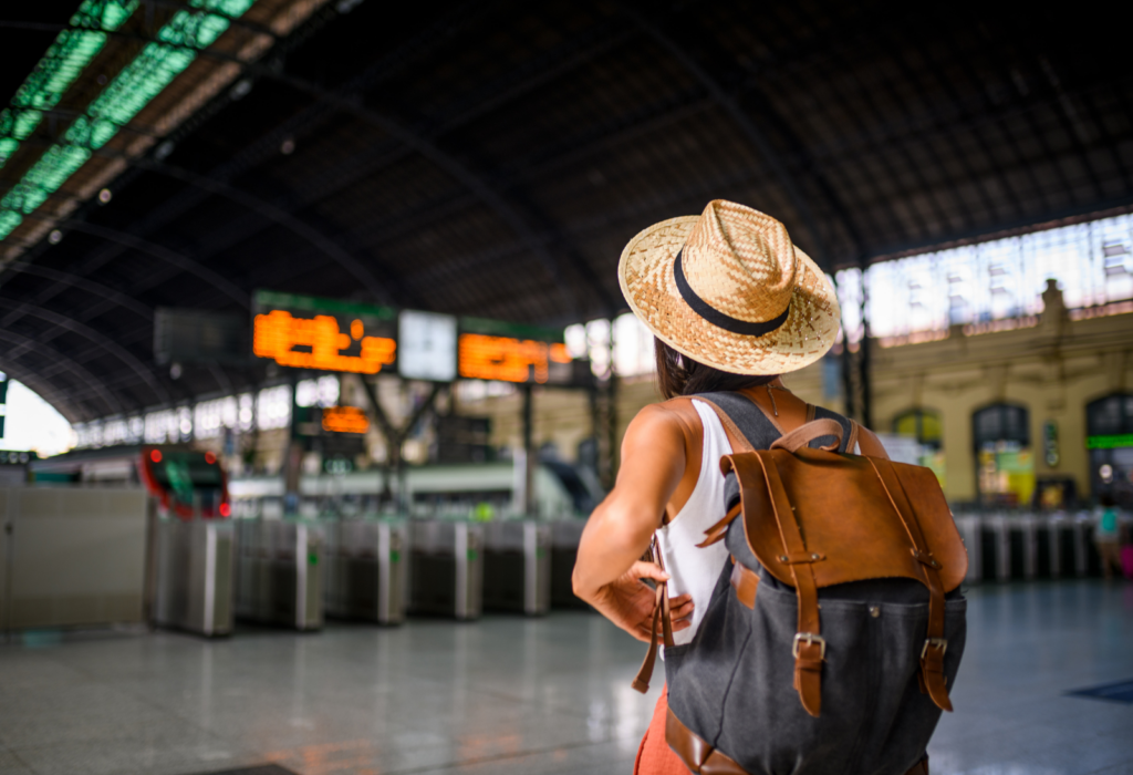 person in airport