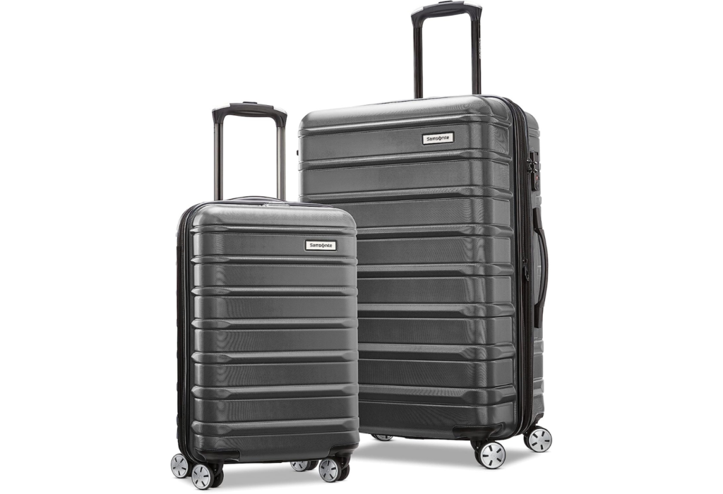 gray Samsonite luggage