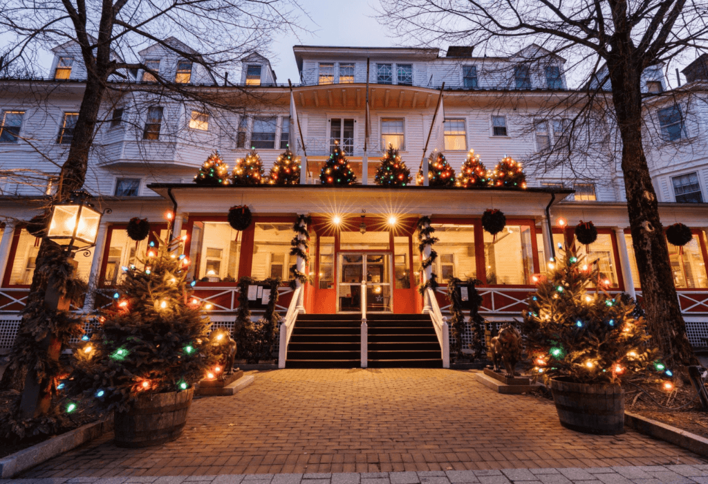 The Red Lion Inn's christmas decorations