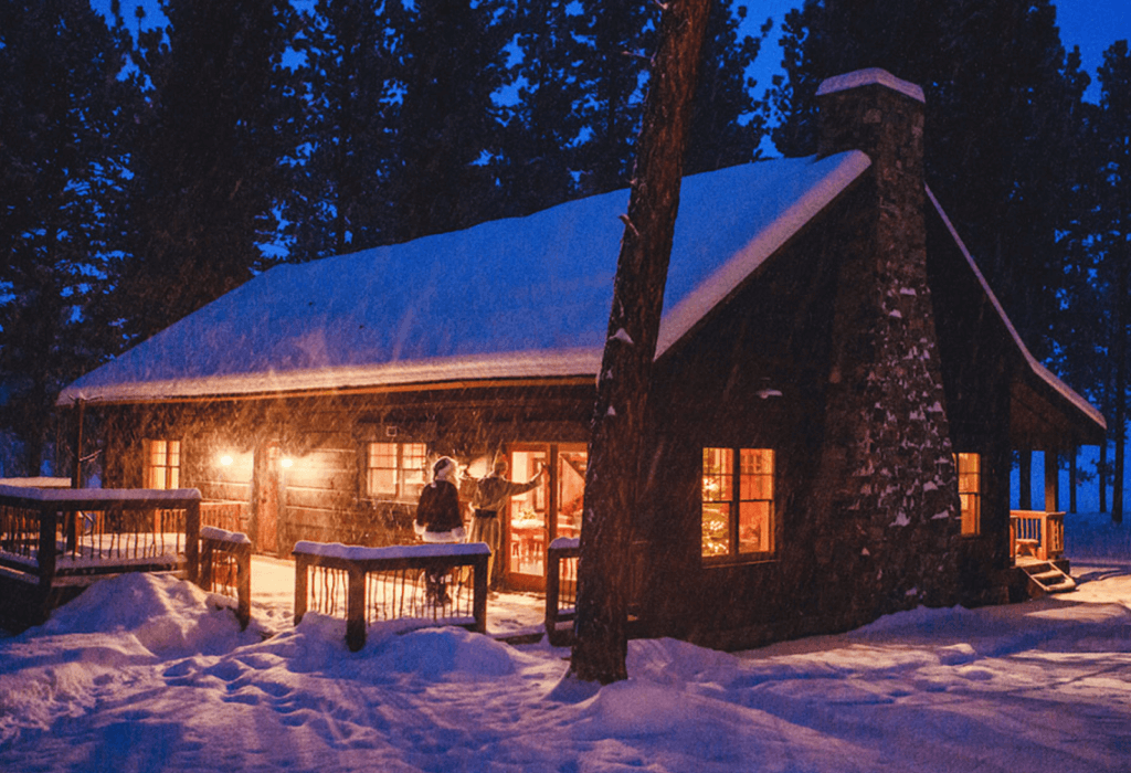 one of the lodges at The Resort at Paws Up