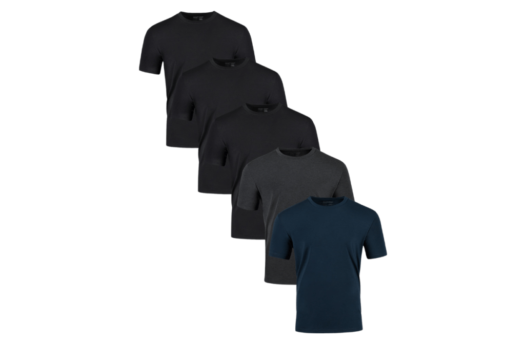 Mens Best Sellers Performance Crew 5-Pack T-shirts