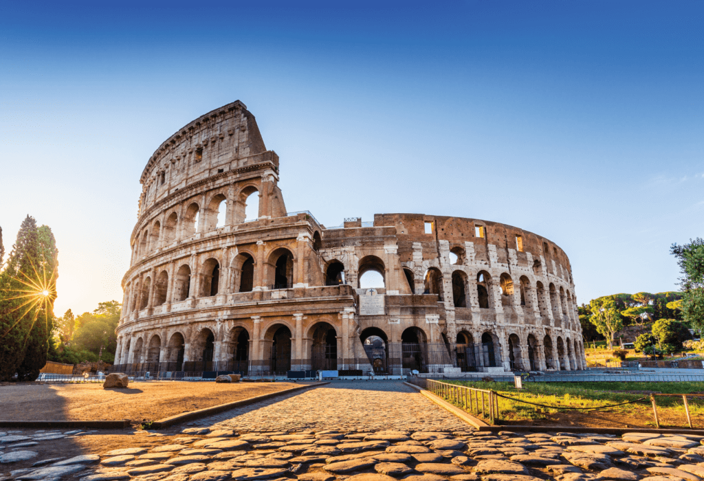 Colosseum in Rome, one of the trending budget travel destinations for 2024