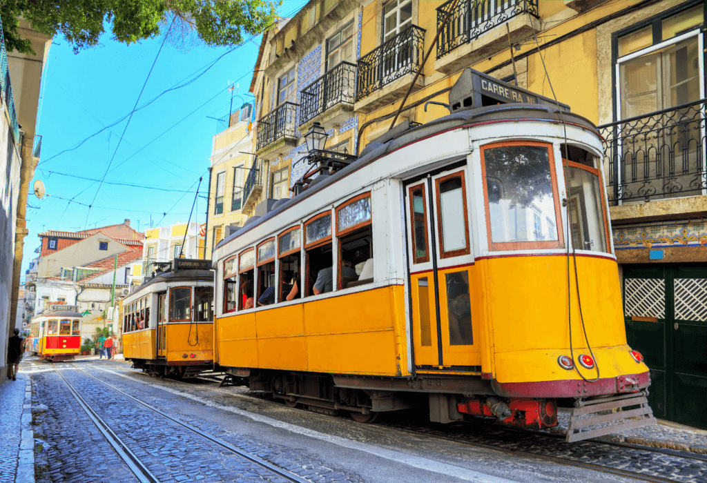 cable car in Lisbon