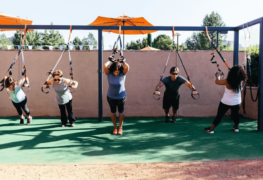 the warrior pit at Hilton Sedona Resort at Bell Rock's hotel gym