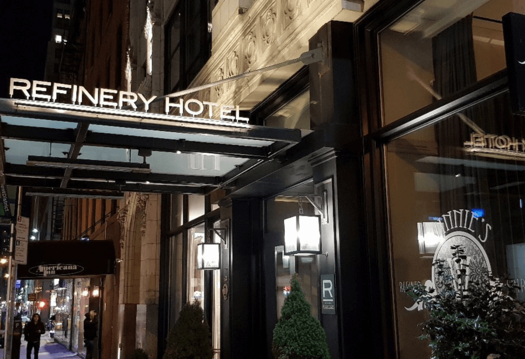 the refinery hotel is one of The Best Getaways to Celebrate Singles Awareness Day