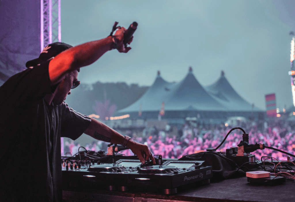 DJ at Coachella, for story on a giveaway