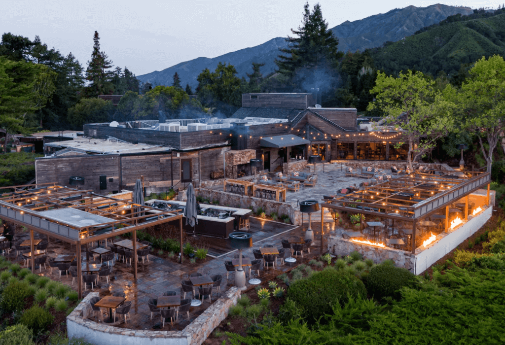 The main building of Ventana Big Sur Hotel in California