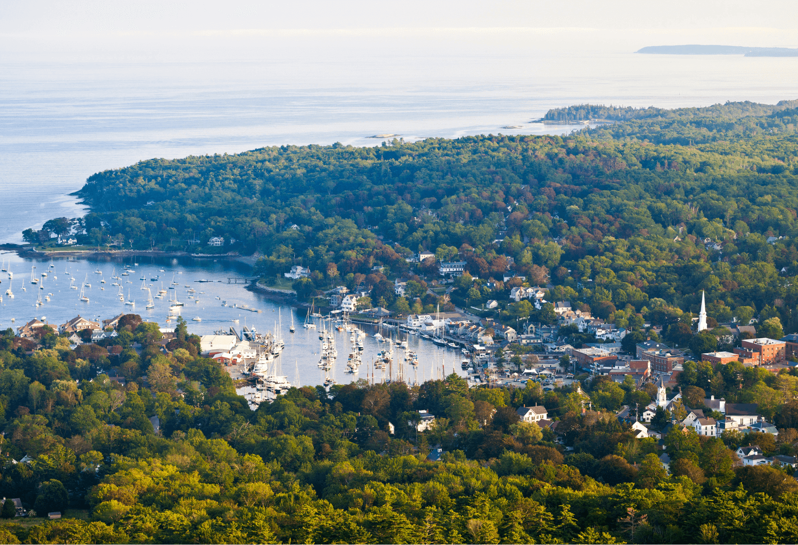 A view of the Maine coastline