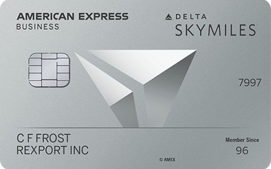 Skymiles Business Platinum Updated Card Art