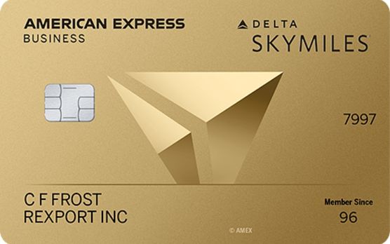 Skymiles Business Gold Updated Card Art