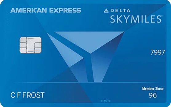 Delta Skymiles Blue Card Art