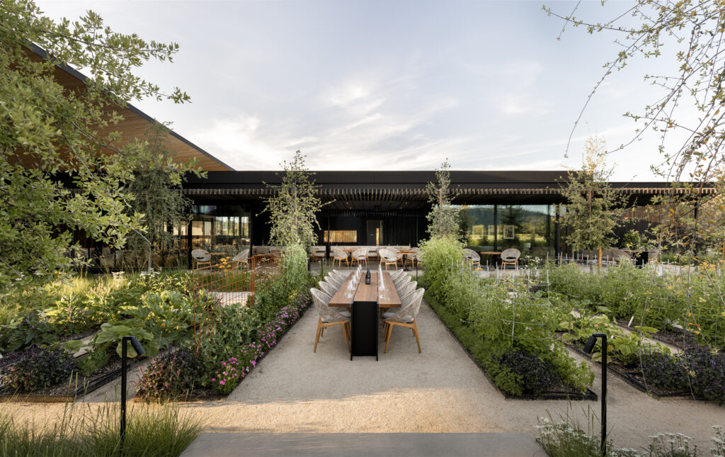 Table setting at Robert Mondavi Winery