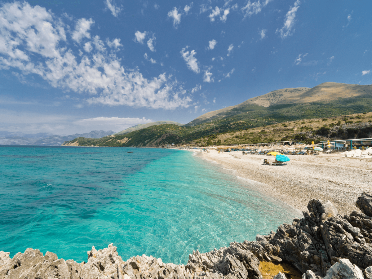 beach in albania