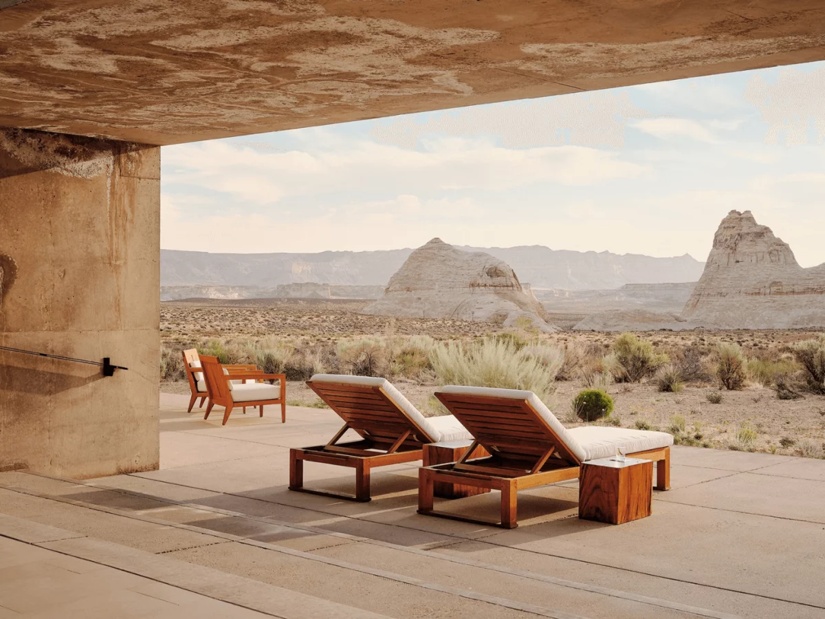 Amangiri sun deck