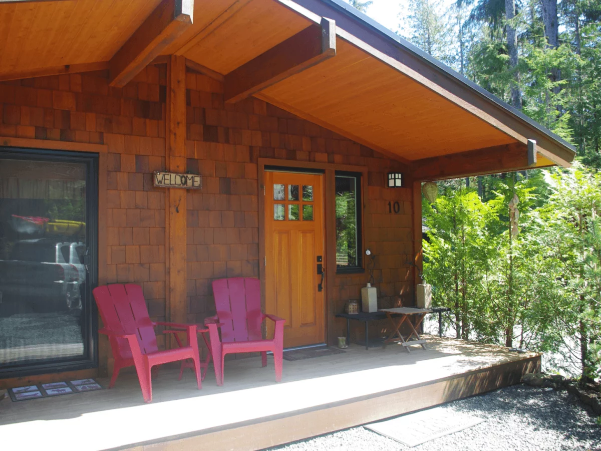 the west coast chalets on Vancouver Island.